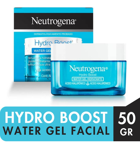 Neutrogena, Hidratante Facial Water Gel Hydro Boost, 50 Gr.