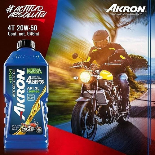 Akron 4 Tiempos 20w50 Motocicletas