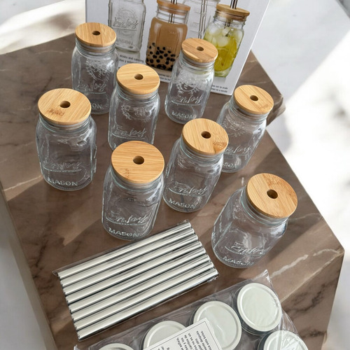 Mason Jar Juego De 8 Tarros
