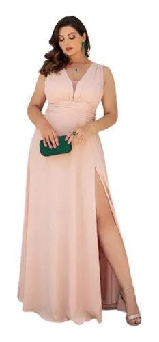 Vestido plus size longo mercado livre 2025