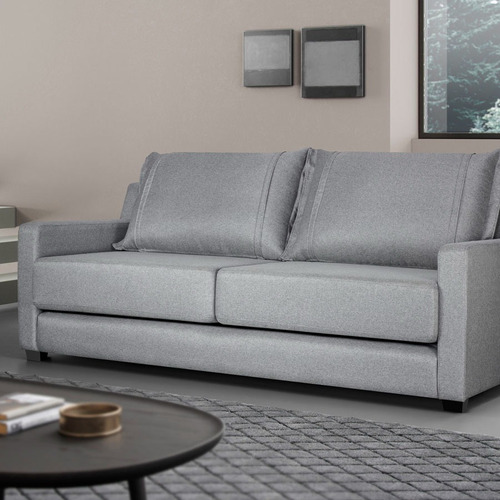 Imagen 5 de 5 de Sofá Cama Natura - Tela Gris
