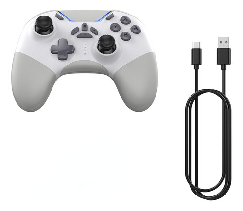 Controlador De Juegos Bluetooth Hd-7200 Para Nintendo Switch Color Blanco
