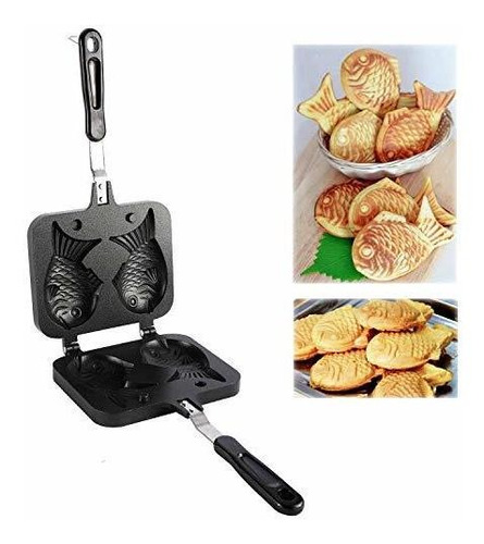 Taiyaki Máquina Para Hacer Pasteles En Forma De Pescad...