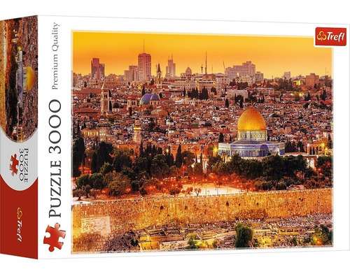 33032 Vista De Jerusalén Trefl Rompecabezas 3000 Piezas