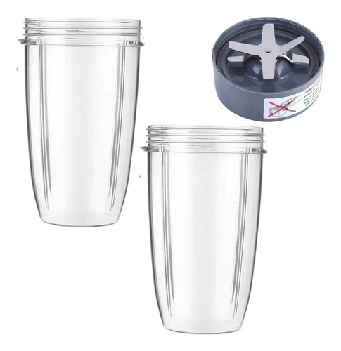 2 Vasos Nutribullet De 24 Onzas Con Aspa Original