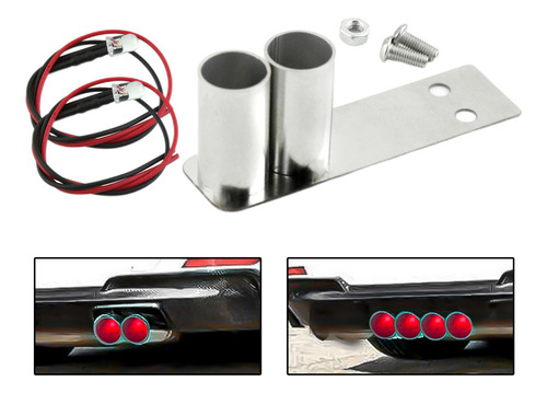 4 Paquete De 2-6 1/10 Rc Coche Simulación Tubo De 4 Piezas