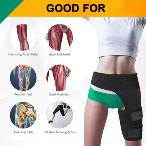 Para Faja Soporte Compresion Wrap Muslera Ciatica Ingle