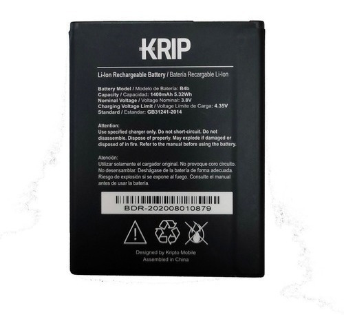 Batería Original Krip K4b Modelo B4b (10)