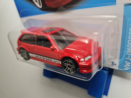 Hot Wheels N° 96 '90 Honda Civic Ef 7/10 Hw J-imports - Mdq