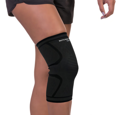 Joelheira Elástica Unissex Tam P Multilaser Saúde - Hc337 Cor Preto
