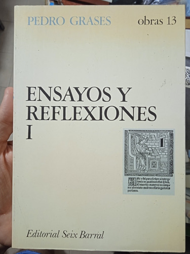 Ensayos Y Reflexiones 2 Tomos / Pedro Grases