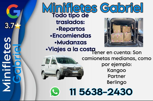 Minifletes Flete Caba Nuñez Belgrano Colegiales Palermo Etc.