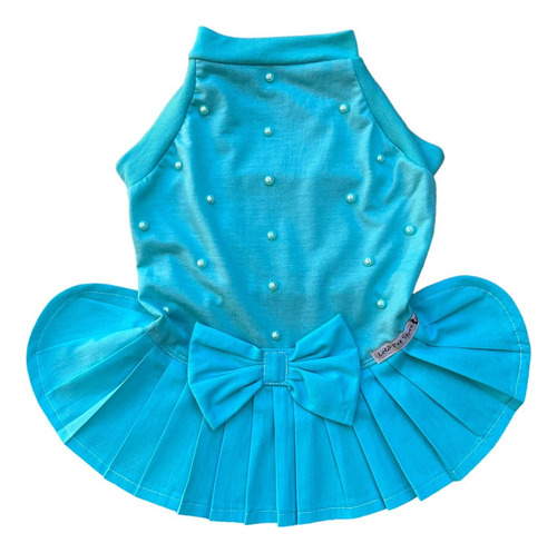 Roupas Cães Lolô- Cachorro- Fêmea- Arco Iris- Azul - Pet