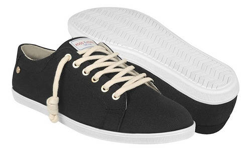 Tenis Casuales Stylo Para Mujer Textil Negro 6032-a