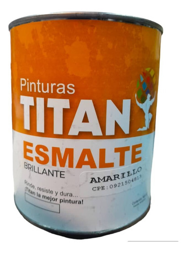 Cuarto Pintura De Esmalte Amarilo Manpica