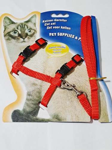 Pretal Correa Ajustable Para Gatos Y Perros Pequeños