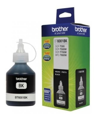 Botella De Tinta Negra Bt6001bk Brother