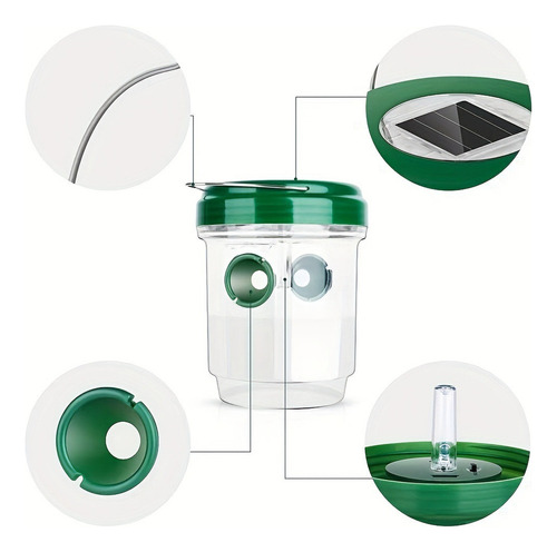 Nuevo Trampa For Avispas, Trampa Solar Con Led, Trampa For