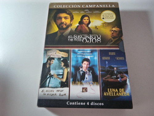 Colección Campanella 4 Películas El Secreto De Sus Ojos Dvd