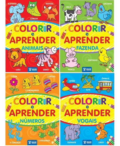 Colorir E Aprender - Fazenda, De Diversos. Editora Rideel Editora ( Bicho Esperto ), Capa Mole Em Português, 2022
