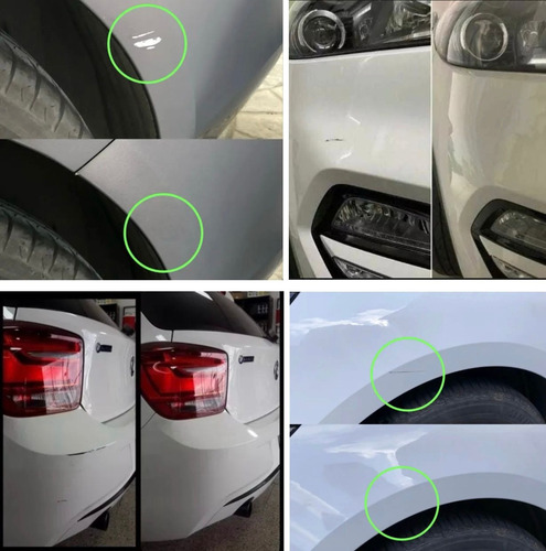 Combo Retoques Rayas/saltos De Pintura Auto Microfibra Aroma Blanco Candy Weiss Volkswagen