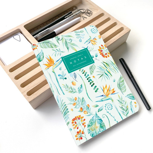 Promo Abril - 4 Cuadernos Rayados A5 - Mil Letterpress