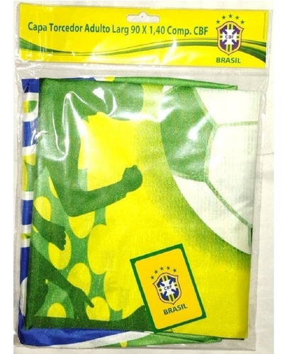 Bandeira Seleção Capa Copa Mundo Futebol Brasil Grande