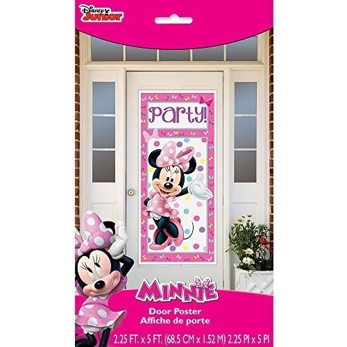 Póster De Plástico De La Puerta De Minnie Mouse, 60  X 27 