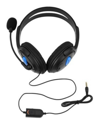 Fone De Ouvido Headset Com Microfone Entrada P2 - Preto