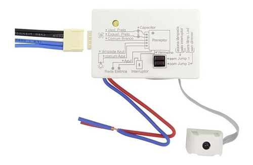 Controle Remoto Inteligente Vetilador Teto + Luz Bivolt Pw