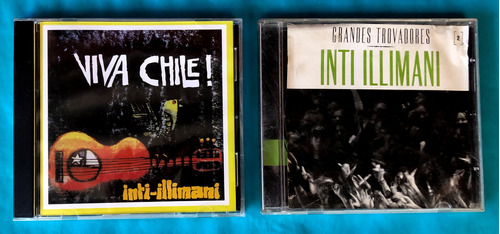 Pack Cd Inti Illimani  Viva Chile  +  Grandes Trovadores 