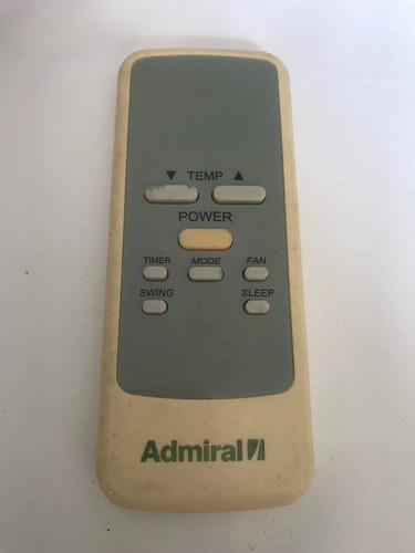 Control Remoto Para Aire Acondicionado Marca Admíral