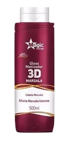 Matizador Marsala Magic 3d 500ml