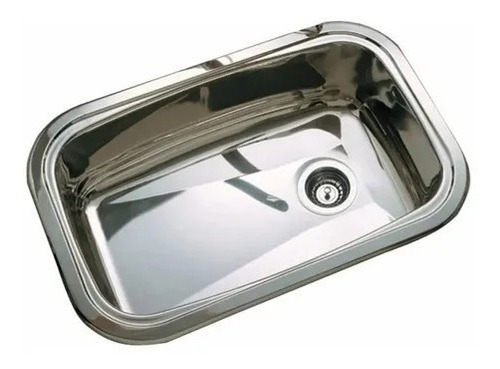 Pileta Cocina Simple E 60 Johnson Acero Para Triturador