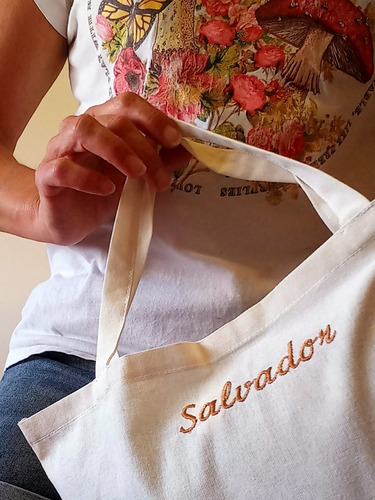 Almohadon Infantil Con Nombre Bordado Bebe Niños + Bolsa