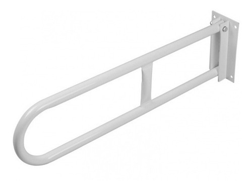 Barrales Rebatibles 70 Cm Baño Portarollo Ancianos Discapaci Color Blanco