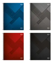 Comprar Kit 4 Cadernos Universitários Zip Tilibra 96 Folha 200x275mm