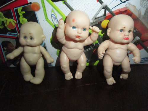 3 Mini Bebe Reborn 12 Cm (Usado)