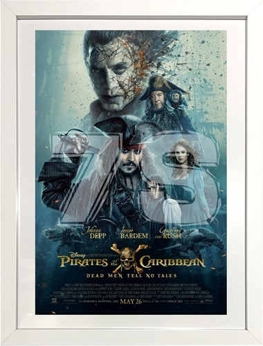 Póster De Película Piratas Del Caribe. Afiche Película 2