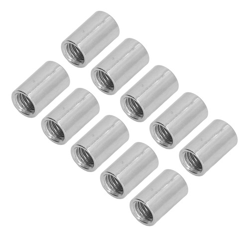 10 Tuercas De Acoplamiento, Conector De Varilla Redonda, Ros
