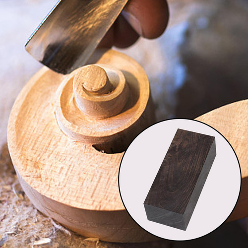 12x4x5 Cm Madera De Ébano Negro, Madera De Ébano Negro