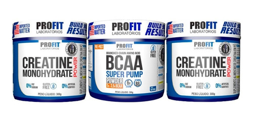 2x Creatina Power 300g + Bcaa Superpump 300g