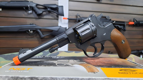 Airgun Revolver Umarex Gletcher Ngt Fullmetal Co2 4.5mm 