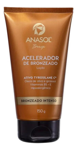 Anasol Bronze Acelerador De Bronzeado Loção Bronzeadora 150g