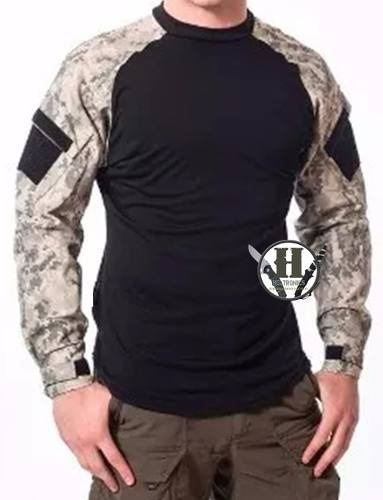 Remera Tactica Combat Shirt Us Acu Digital Rip Stop Polic G1