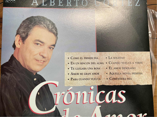Lp. Alberto Cortez. Crónicas De Amor. Usado.