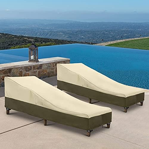 Sunpatio Funda Para Tumbona Impermeable Para Exteriores, De