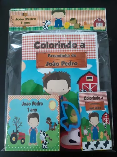 25 Kits Livro De Colorir Com Giz De Cera + Massinha E Moldes