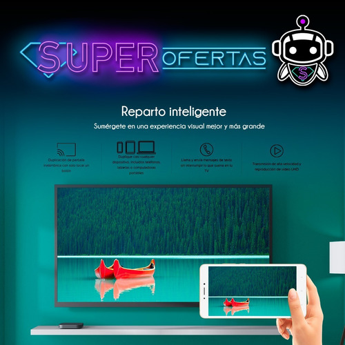 Tv Box Xiaomi Mi Box S 4k = Google Chromecast + Comando Voz