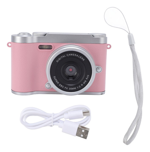 Cámara Digital Compacta Para Adolescentes, 48 Mp, Hd, Doble
